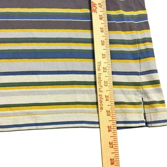 Patagonia Rhythm Skipper Short Sleeve Polo Shirt Men’s Size Large V-neck Vintage - Picture 6 of 7